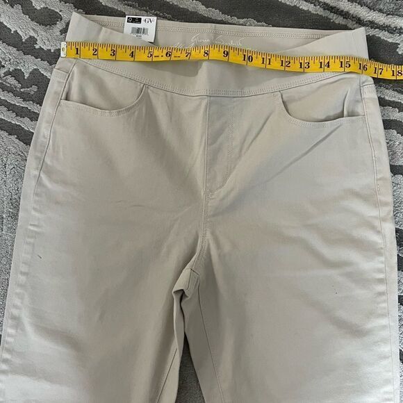 GLORIA VANDERBILT WOMEN’S MID-RISE PULL-ON PANTS CROP LENGTH SIZE: 8 - Picture 5 of 8